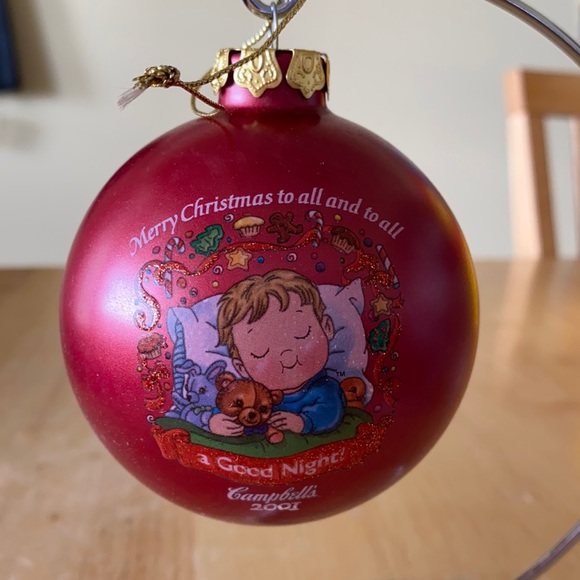 Campbell’s Soup collectible glass ornament (2001) - Picture 1 of 1